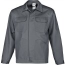 Triuso Jacke grau Gr.5XL 250 GSM 100% Baumwolle