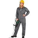 Triuso Overall grau Gr.64 250 GSM 100% Baumwolle