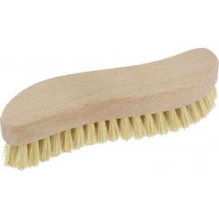 Triuso Waschbürste S-Form, 20cm,Fibre natur, Scheuerbürste