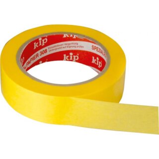 Triuso Fine Line Klebeband, versch. Breiten, 50m gelb