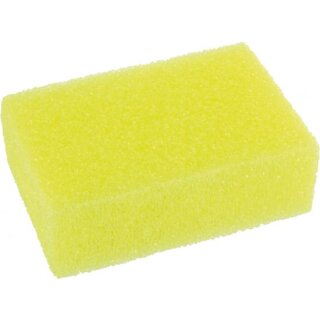 Triuso Glasporenschwamm 150x100x50mm gelb, Epoxidschwamm hart