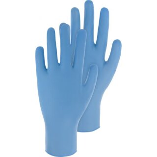 Triuso Nitrilhandschuh 100Stk. versch. Größen latexfrei, puderfrei,blau