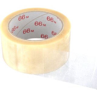 Triuso Packband 50mm, 66m,transparent