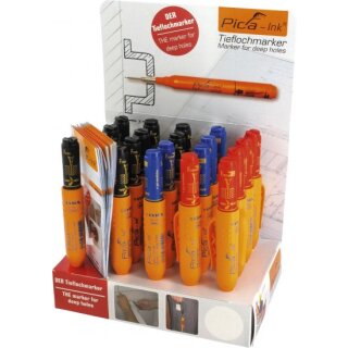 Triuso Display PICA-InkTieflochmarker Farben: schwarz, blau, rot