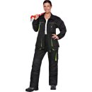 Triuso Bundhose schwarz/grün Gr.102 270gr. 65% Polyester / 35% BW