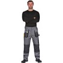 Triuso Bundhose grau/schwarz Gr.106 270gr. 65% Polyester / 35% BW