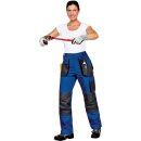 Triuso Bundhose grau/schwarz Gr.106 270gr. 65% Polyester / 35% BW