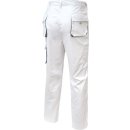 Triuso Bundhose weiß/grau Gr.30 270gr. 65% Polyester / 35% BW