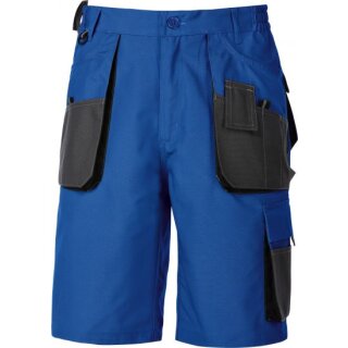 Triuso Hose kurz blau/grau Gr.64 270gr. 65% Polyester / 35% BW