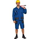 Triuso Hose kurz blau/grau Gr.64 270gr. 65% Polyester / 35% BW