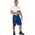 Triuso Hose kurz blau/grau Gr.64 270gr. 65% Polyester / 35% BW