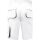 Triuso Hose kurz weiß/grau Gr.66 270gr. 65% Polyester / 35% BW