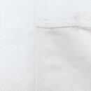 Triuso Latzhose weiß/grau Gr.106 270gr. 65% Polyester / 35% BW