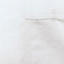 Triuso Latzhose weiß/grau Gr.90 270gr. 65% Polyester / 35% BW
