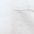Triuso Latzhose weiß/grau Gr.90 270gr. 65% Polyester / 35% BW