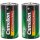 Triuso Batterien Mono 2er Pack, D Zink-Kohle, 1,5V - Gefahrgut