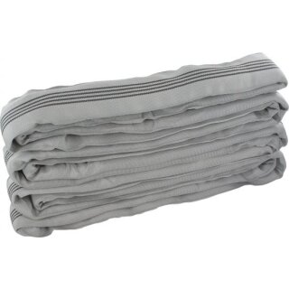 Triuso Rundschlinge 4t, 4m, grau aus Polyester als Endlosstrang