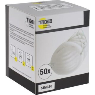 Triuso Atemmaske gegen Grobstaub 1 Pack mit 50 Stück