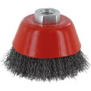 Triuso Topfbürste 75mm, Stahl,gewellt M14, 0,30mm,...