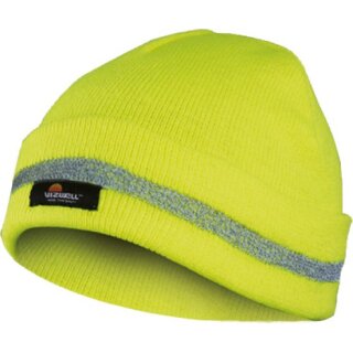 Triuso Warnschutz-Wintermütze, Gelb m.Reflektorstreifen, VW21502