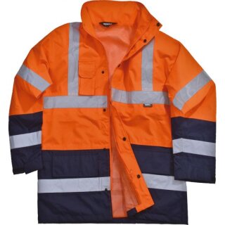 Triuso Warnschutz-Kontrast-Regenjacke versch. Farben und Größen, 100% Poly,VWJK61