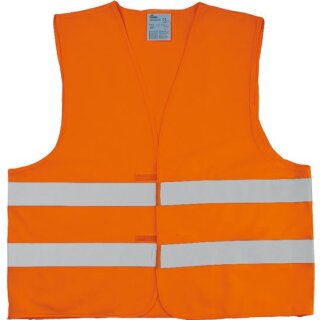 Triuso Warnschutzweste, Orange Klasse 2, 100% Poly., VWEN01