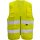 Triuso Multifunktions-Warnschutzweste Gelb, Gr. XL, VWEN01-S