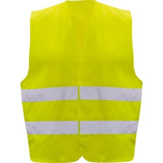 Triuso Warnschutzweste, Gelb Klasse 2, 100% Poly., VWEN01