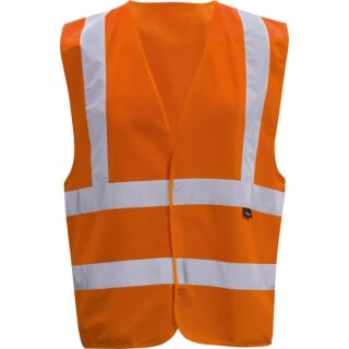 Triuso Warnschutzweste Orange Gr. M Klasse 2, 100% Poly., VWEN03