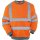 Triuso Warnschutz-Sweatshirt, Orange 65% Poly 35% BW,Gr.3XL, VWFC12