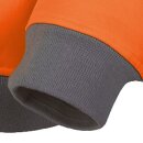 Triuso Warnschutz-Sweatshirt, Orange 65% Poly 35% BW,Gr.M, VWFC12