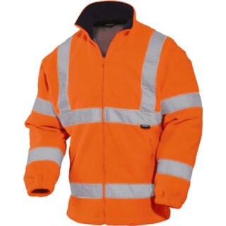 Triuso Warnschutz-Polar-Fleecejacke Orange, Gr. 3XL, VWFC13