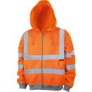 Triuso Warnschutz-Sweatjacke, Orange 65% Poly 35%...