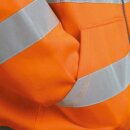Triuso Warnschutz-Sweatjacke, Orange 65% Poly 35% BW,Gr.XXL, VWFC14