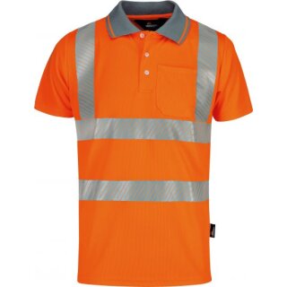 Triuso Warnschutz-Poloshirt, Orange, Gr.3XL, VWPS03N/O
