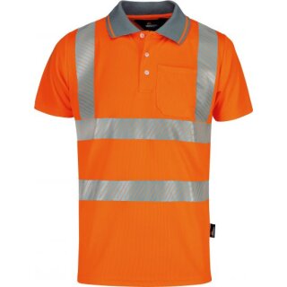 Triuso Warnschutz-Poloshirt, Orange, Gr.L , VWPS03N/O