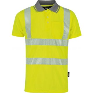 Triuso Warnschutz-Poloshirt, Gelb, Gr.L , VWPS03N/Y