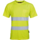 Triuso Warnschutz T-shirt, Gelb Gr. L, Coolpass, VWTS01A