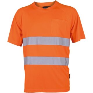Warnschutz T-Shirt HOOGE von teXXor® leuchtgelb leuchtorange 7008 7009 
