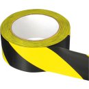 Triuso PVC-Warnband, 50mm, 33m gelb/schwarz