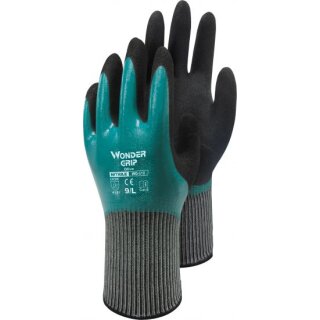 Triuso Wonder Grip Oliva, versch. Farben grün, Nitril 3-Fach getaucht