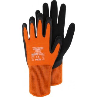 Triuso Wonder Grip Thermo Lite versch. Größen Orange, Latex 2-Fach getaucht