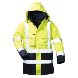 Elysee *JANNIS* Warnschutzparka Polyester Gelb/Marine Gr. XXXL