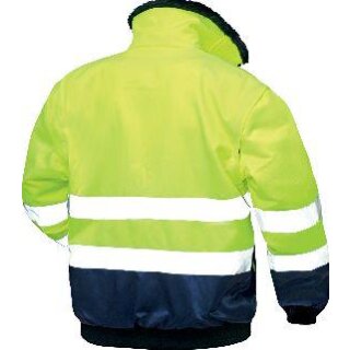 Norway *GUNNAR* Warnschutzpilotjacke gelb/marine Gr. XXXL