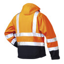 Elysee *BILL* Warnschutz-Softshelljacke orange/marine Gr. XL