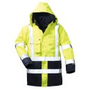 Elysee *JANNIS* Warnschutzparka Polyester Gelb/Marine Gr. XL