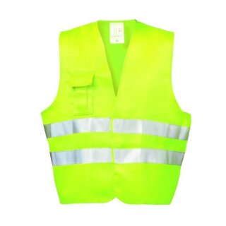 wicaTex FRED Textil-Warnweste Gelb Gr. L