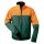 Elysee *SANDDORN* Softshell-Jacke Polyester grün/orange Gr. L