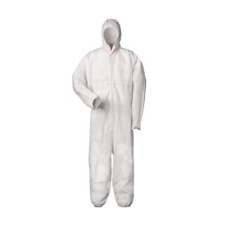 Tector *WARTENBERG* SMS-Einwegoverall Polypropylen Weiss Gr. M