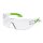 uvex Schutzbrille pheos s Bügelbrille 9192725 weiß grün (schmale Version)